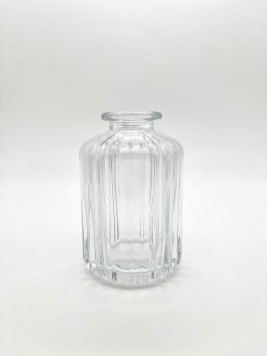 recycle- cosmetic-diffuser glass bottle- crystal clear