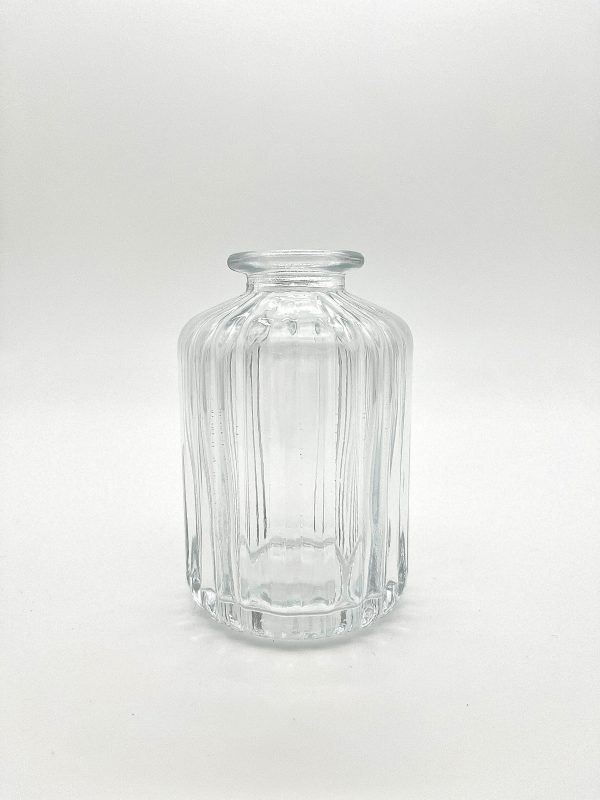 recycle- cosmetic-diffuser glass bottle- crystal clear