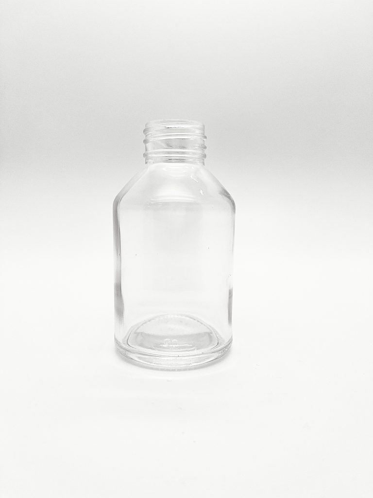 eco-friendly fragrance glass bottle / crystal clear
