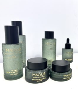 Overpackaged Glass Bottles in Cosmetics;
Not Eco-Friendly
